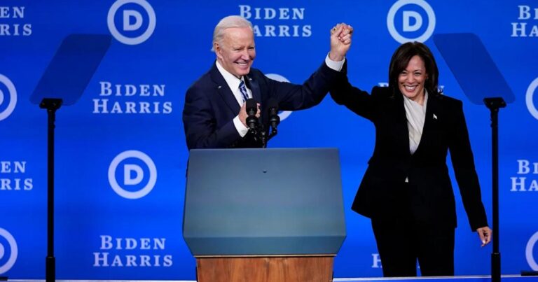 President Joe Biden and Vice President Kamala Harris for 2024